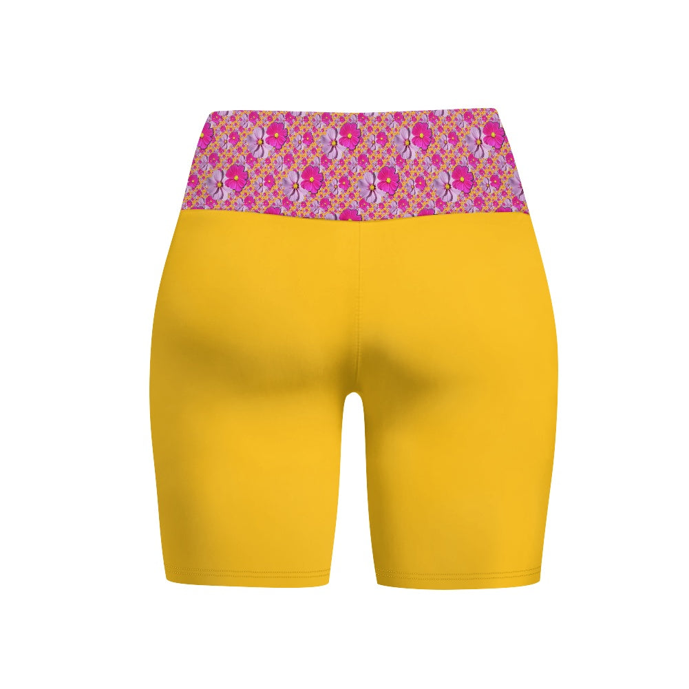 TRP Floral Prints (05): Classic Garden Cosmos (01) | Yoga Shorts