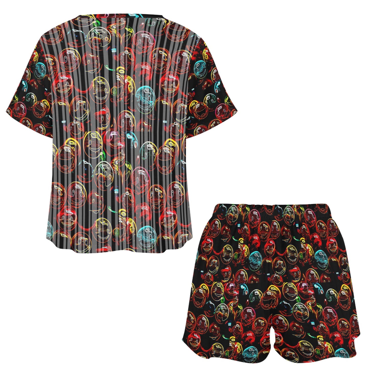 "Lighten Up" (01) | Lounge Tee & Shorts Set