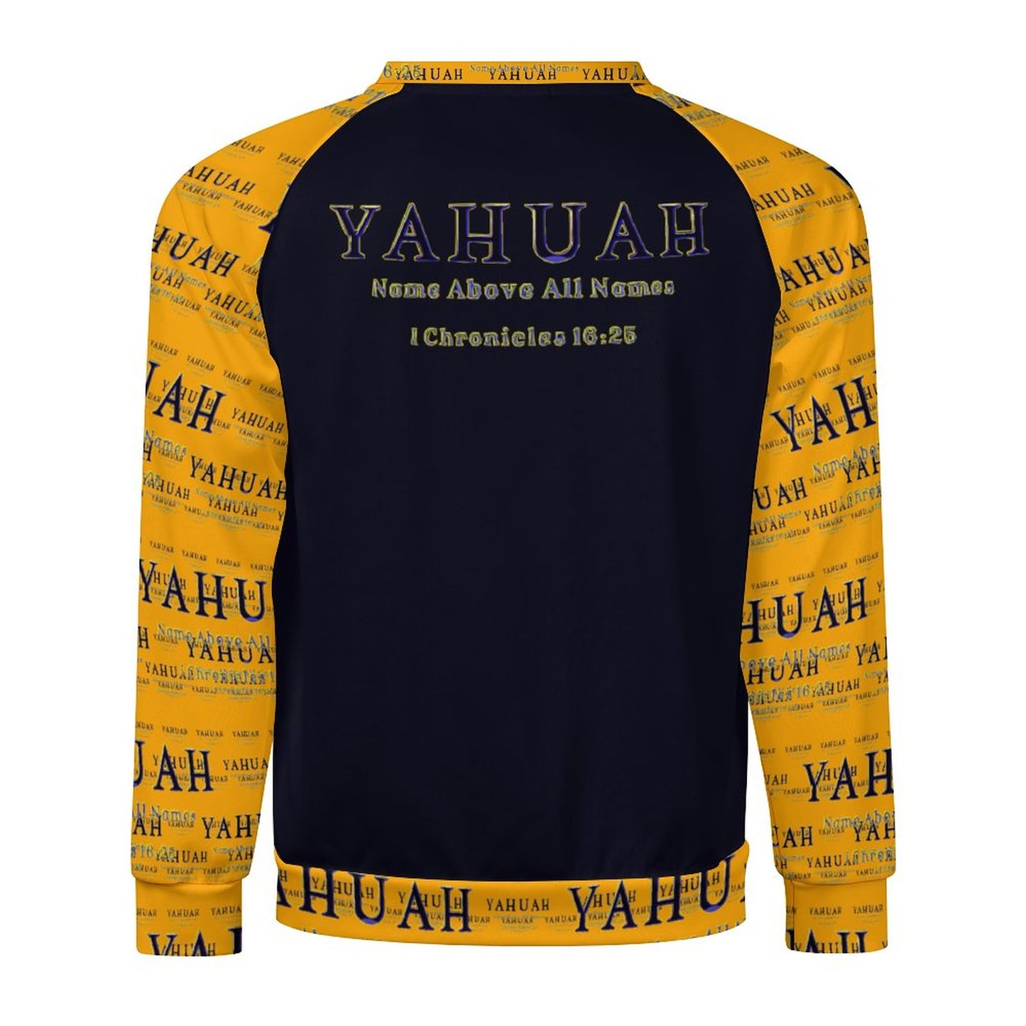 Yahuah: Name Above All Names (02-01) | Men's Raglan Sweatshirt