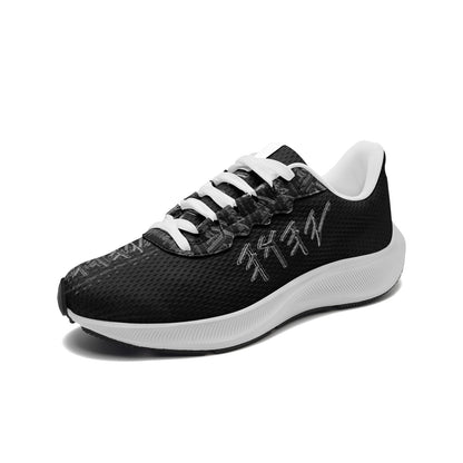 Paleo-Synthesis (01-02): Sterling Silver Yahuah | Unisex Mesh Tech Performance Running Shoes