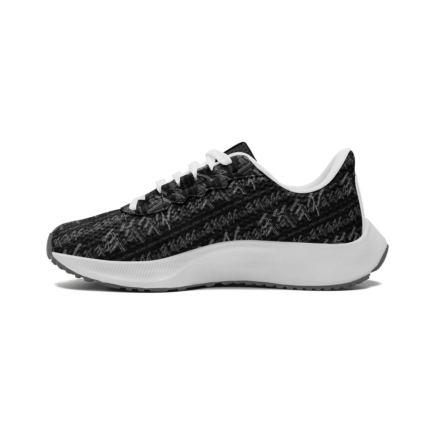 Paleo-Synthesis (01-02): Sterling Silver Yahuah | Unisex Mesh Tech Performance Running Shoes
