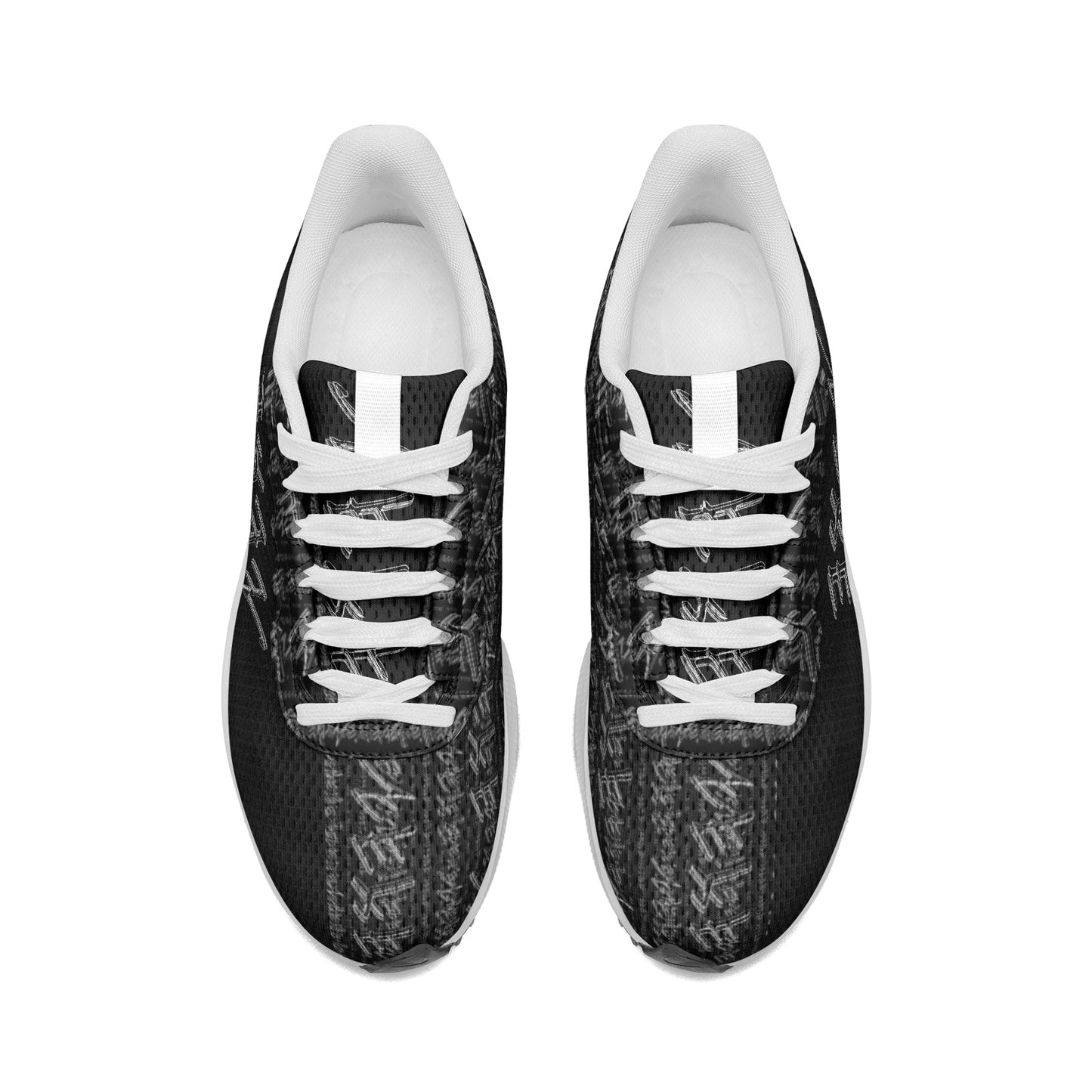Paleo-Synthesis (01-02): Sterling Silver Yahuah | Unisex Mesh Tech Performance Running Shoes