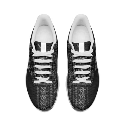 Paleo-Synthesis (01-02): Sterling Silver Yahuah | Unisex Mesh Tech Performance Running Shoes