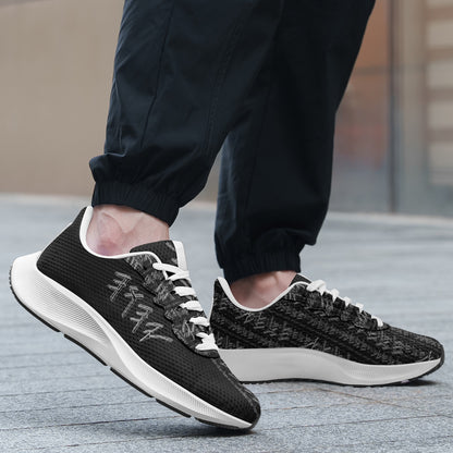 Paleo-Synthesis (01-02): Sterling Silver Yahuah | Unisex Mesh Tech Performance Running Shoes