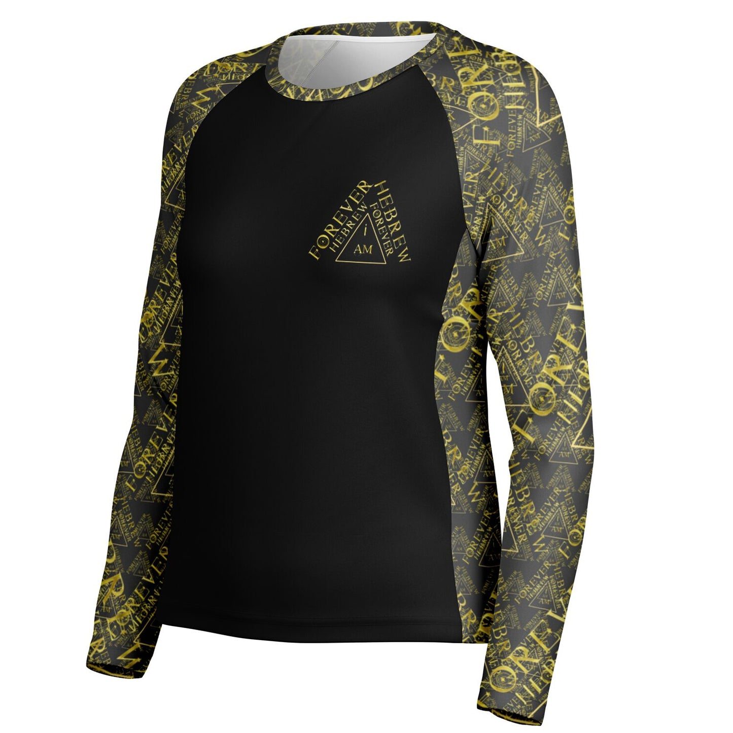 I AM HEBREW 03-01 Women's Long Sleeve Raglan T-Shirt