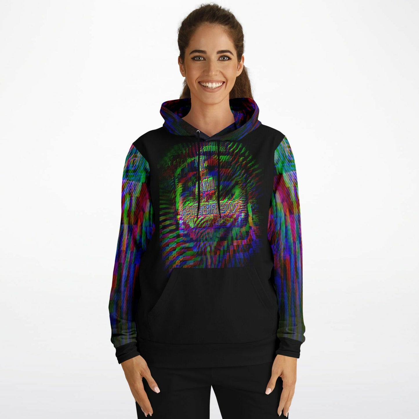 I AM HEBREW 01-01 Designer Athletic Unisex Hoodie