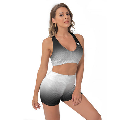 "Fly Solo" Night/Day | Sports Bra and Legging Shorts
