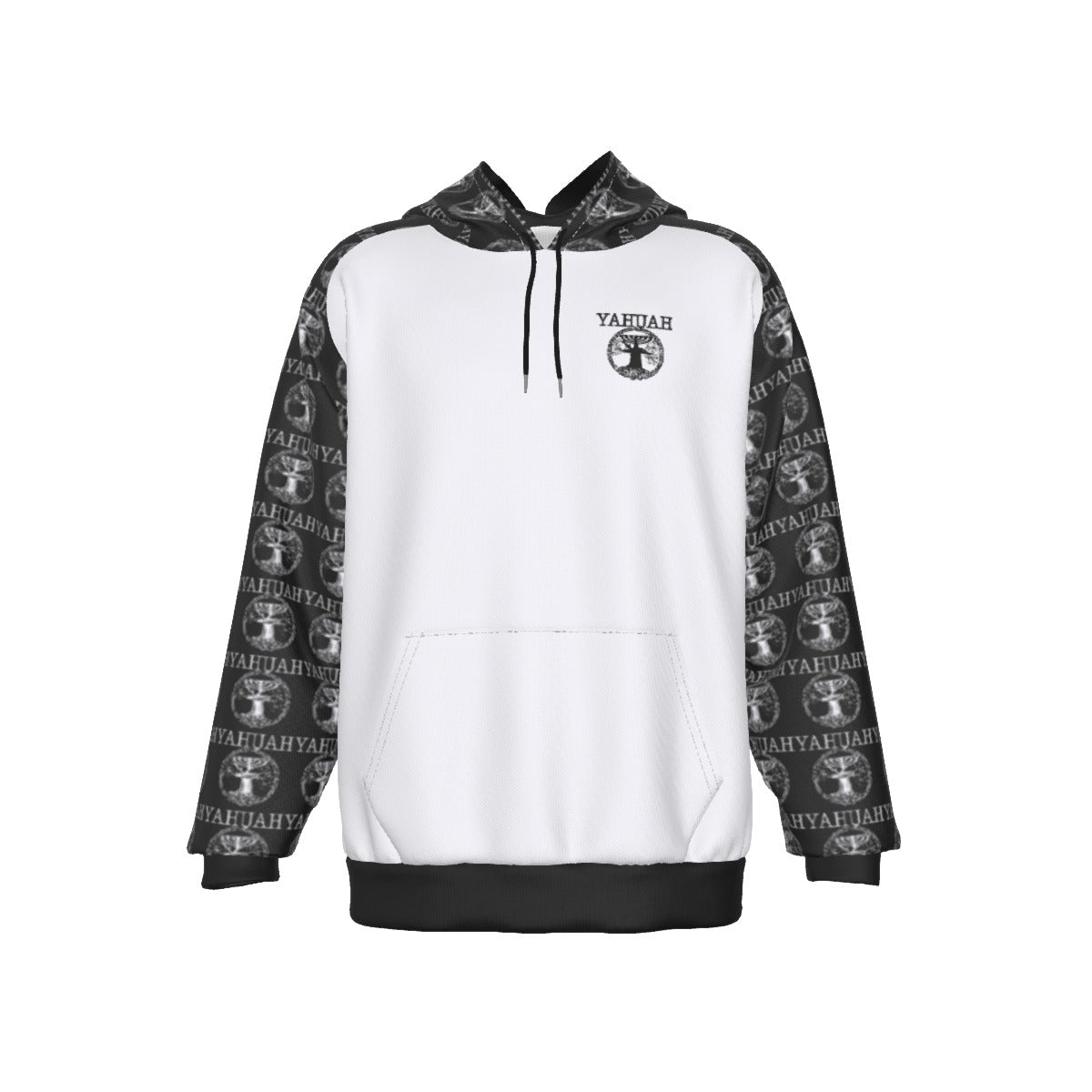 Yahuah: Tree of Life (02-05) - The Dualism Refined | Men's Raglan Hoodie
