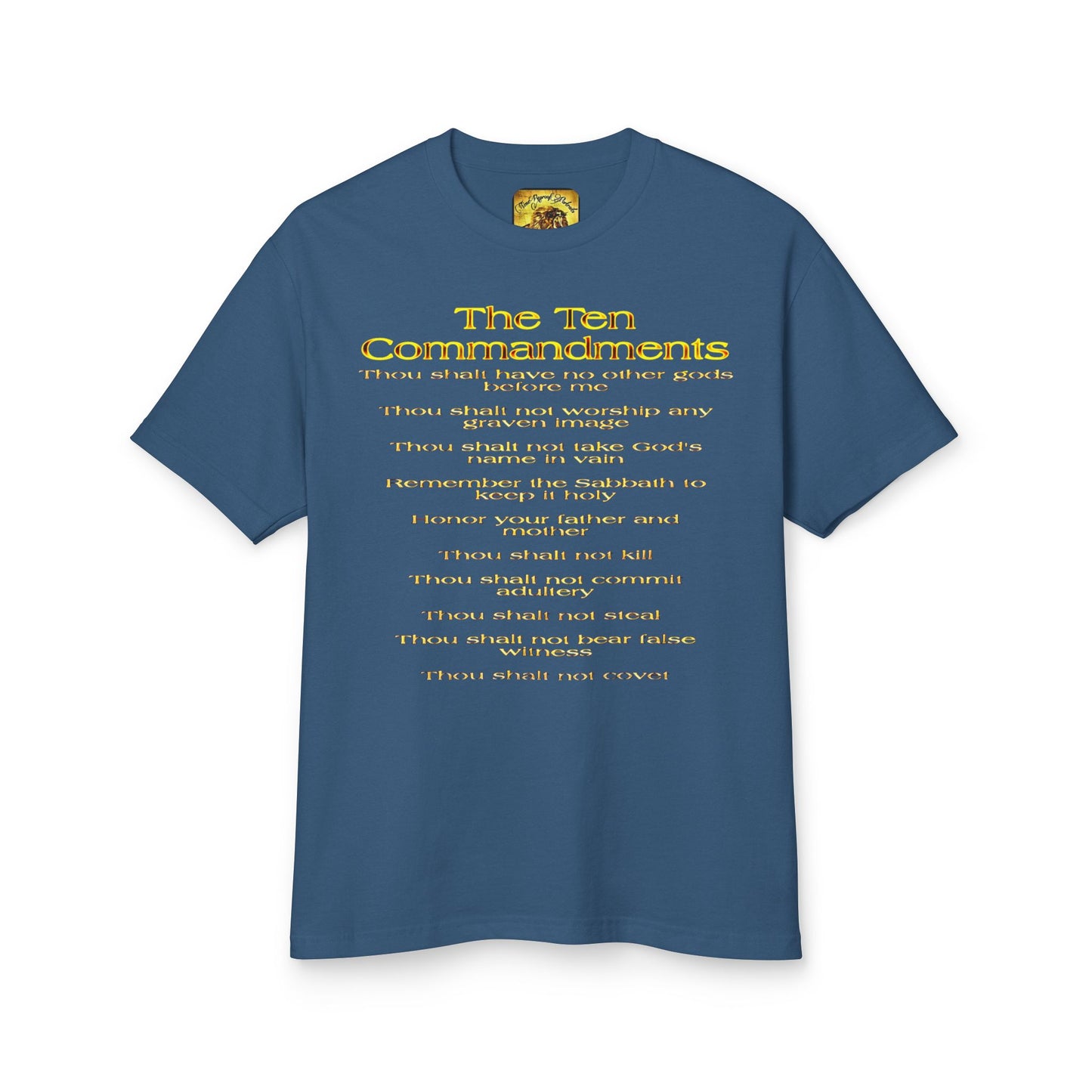 The Ten Commandments (01) | Women's Garment-Dyed Heavyweight Cotton Tee | 2 colors