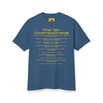 The Ten Commandments (01) | Women's Garment-Dyed Heavyweight Cotton Tee | 2 colors