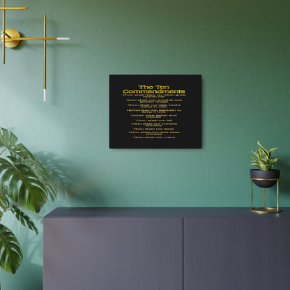 The Ten Commandments Vol. 1 | Horizontal Metal Print