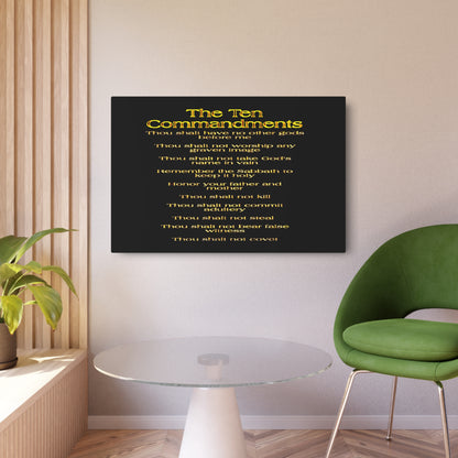 The Ten Commandments Vol. 1 | Horizontal Metal Print
