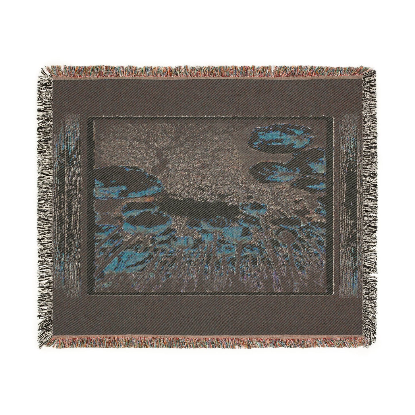 The Garden Beyond the Winter™ | Woven Art Throw Blanket | 3 Sizes