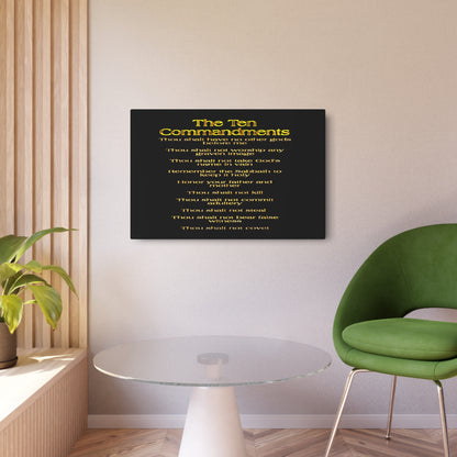 The Ten Commandments Vol. 1 | Horizontal Metal Print