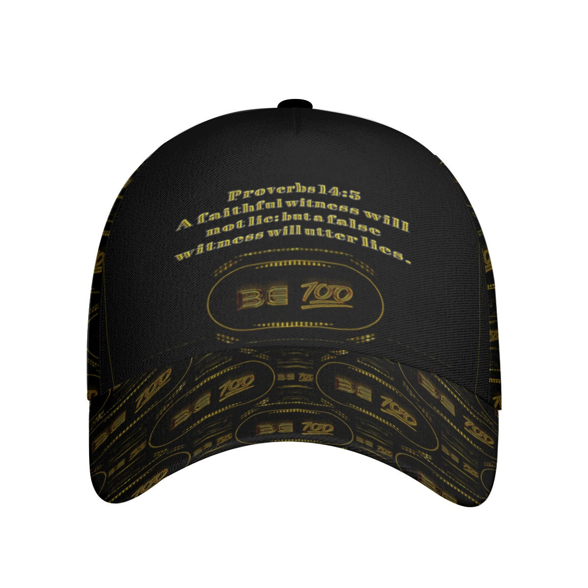 "Be 100" (01) | Peaked Baseball Cap