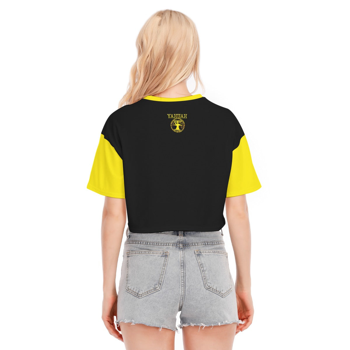 Yahuah: Tree of Life (02-01) - The Covenant Seal | Drop Shoulder Cotton Crop Top