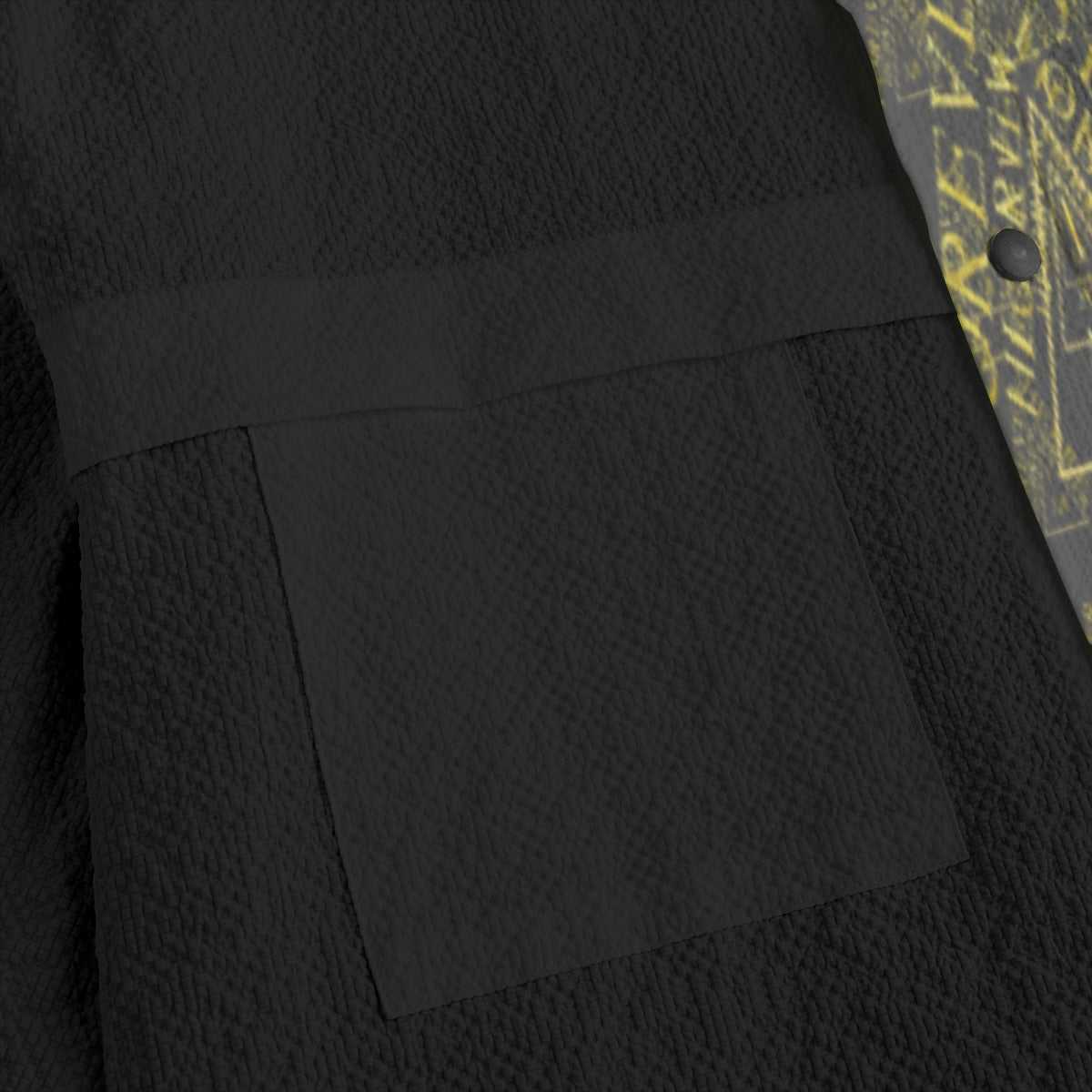 I AM HEBREW 03-01 Men's Flap Pocket Shirt