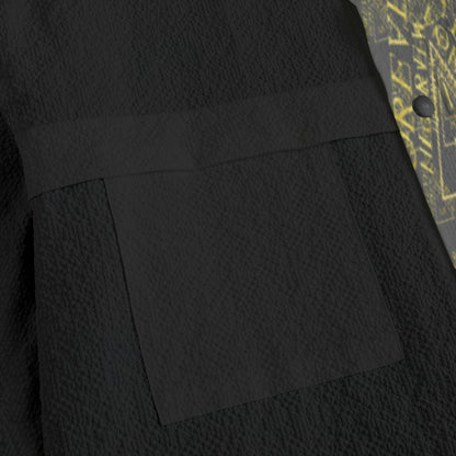 I AM HEBREW 03-01 Men's Flap Pocket Shirt