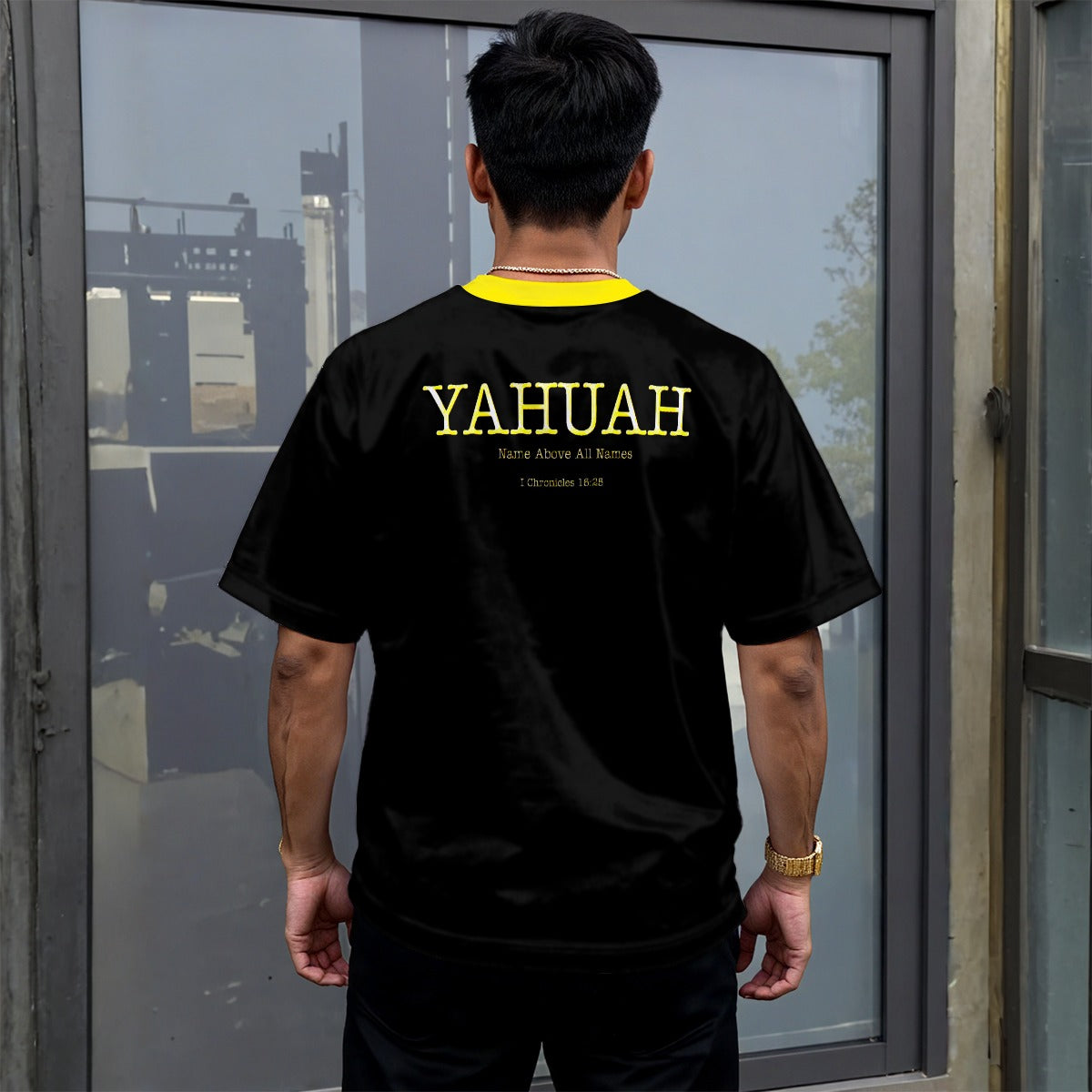 Yahuah: Name Above All Names (02-02) | Men's Drop Shoulder Tee