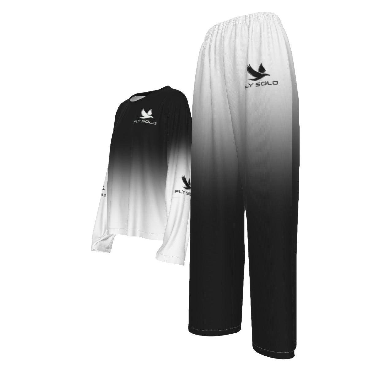 "Fly Solo" Night/Day | Women's Lounge Tee and Joggers