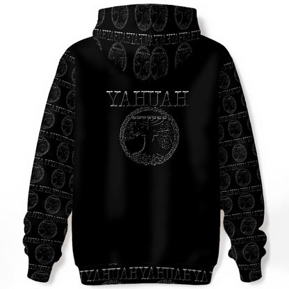 Yahuah: Tree of Life (02-04) - The Etched Testimony | Unisex Cotton Hoodie