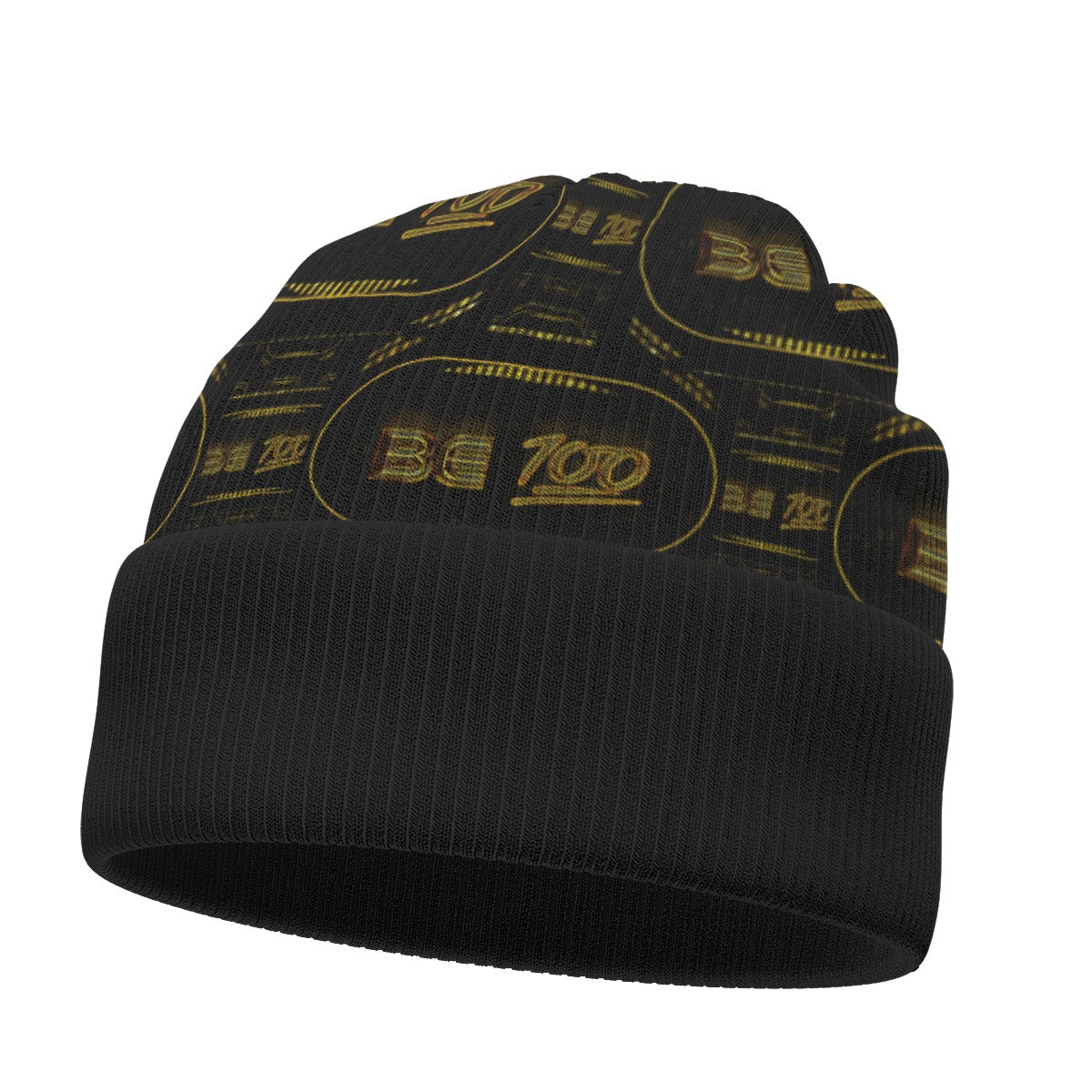 "Be 100" (01) | Cuffed Beanie