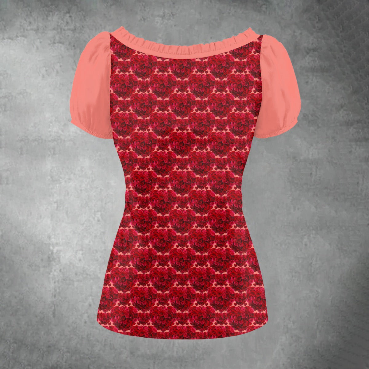 Floral Embosses (02): Shani Petal Heart | Ruffle Blouse