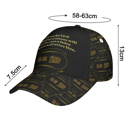 "Be 100" (01) | Peaked Baseball Cap