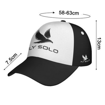 "Fly Solo" Night/Day | Women's Peaked Baseball Cap