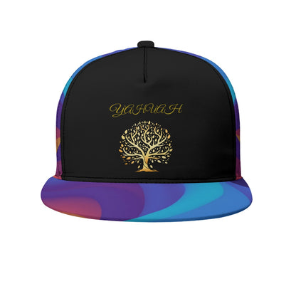 Yahuah: Tree of Life (01-02) - Royal Raiment | Peaked Snapback Cap