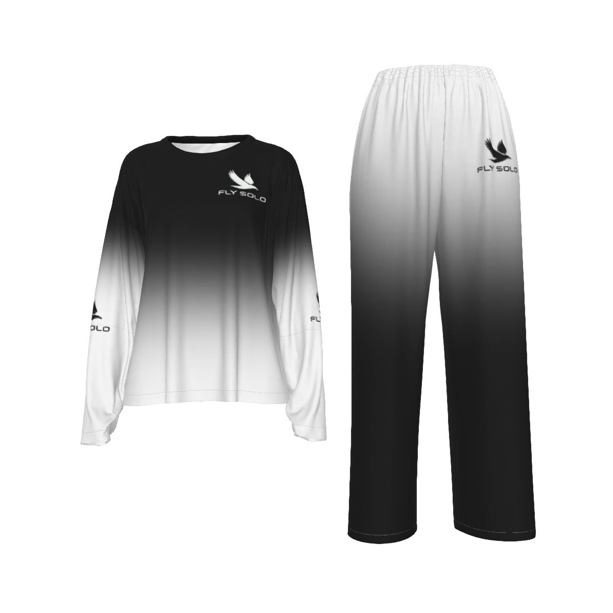 "Fly Solo" Night/Day | Women's Lounge Tee and Joggers