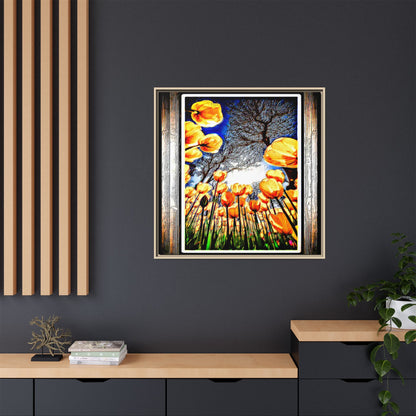 The Garden Beyond the Winter™ | Framed Gallery Canvas Print