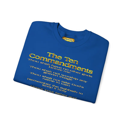 The Ten Commandments (01) | Unisex Heavy Blend Sweatshirt | 6 Colors