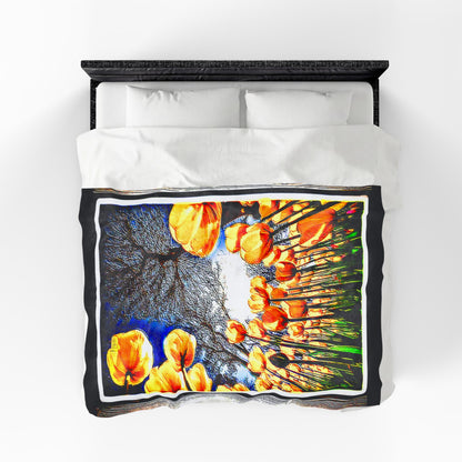 The Garden Beyond the Winter™ | Velveteen Plush Blanket