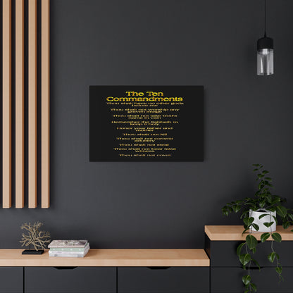 The Ten Commandments Vol. 1 | Horizontal Metal Print