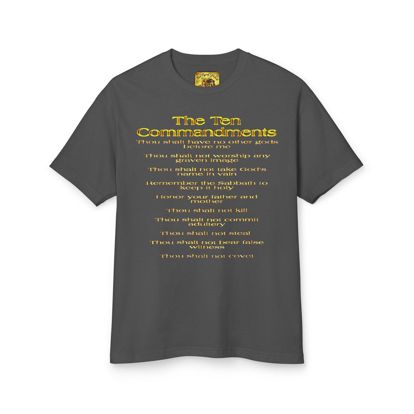 The Ten Commandments (01) | Women's Garment-Dyed Heavyweight Cotton Tee | 2 colors