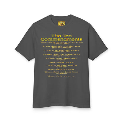 The Ten Commandments (01) | Women's Garment-Dyed Heavyweight Cotton Tee | 2 colors