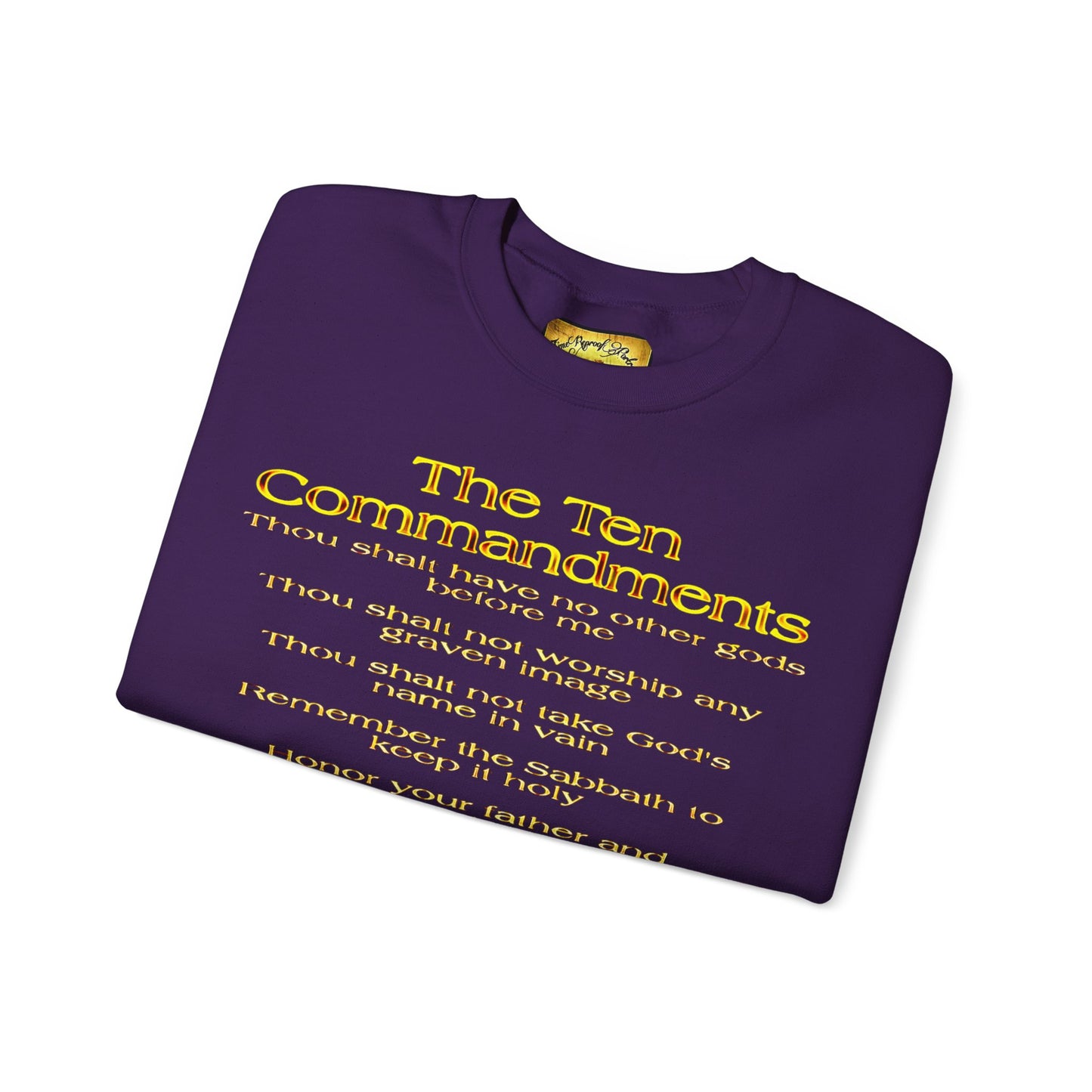 The Ten Commandments (01) | Unisex Heavy Blend Sweatshirt | 6 Colors
