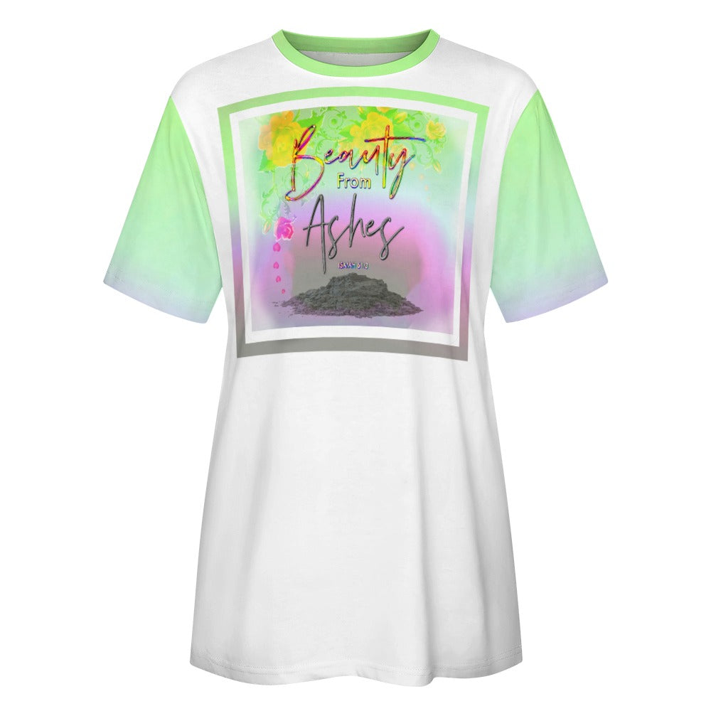 Redemption & Hope 01: Beauty From Ashes Women's Cotton T-shirt (2 styles)