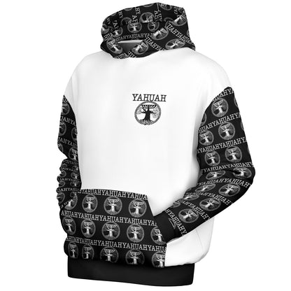 Yahuah: Tree of Life (02-05) - The Dualism Refined | Unisex Heavyweight Oversized Fleece Hoodie