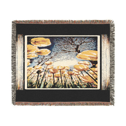 The Garden Beyond the Winter™ | Woven Art Throw Blanket | 3 Sizes