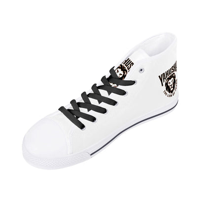 Yahusha: The Lion of Judah (02) | Women's High Top Canvas Sneakers
