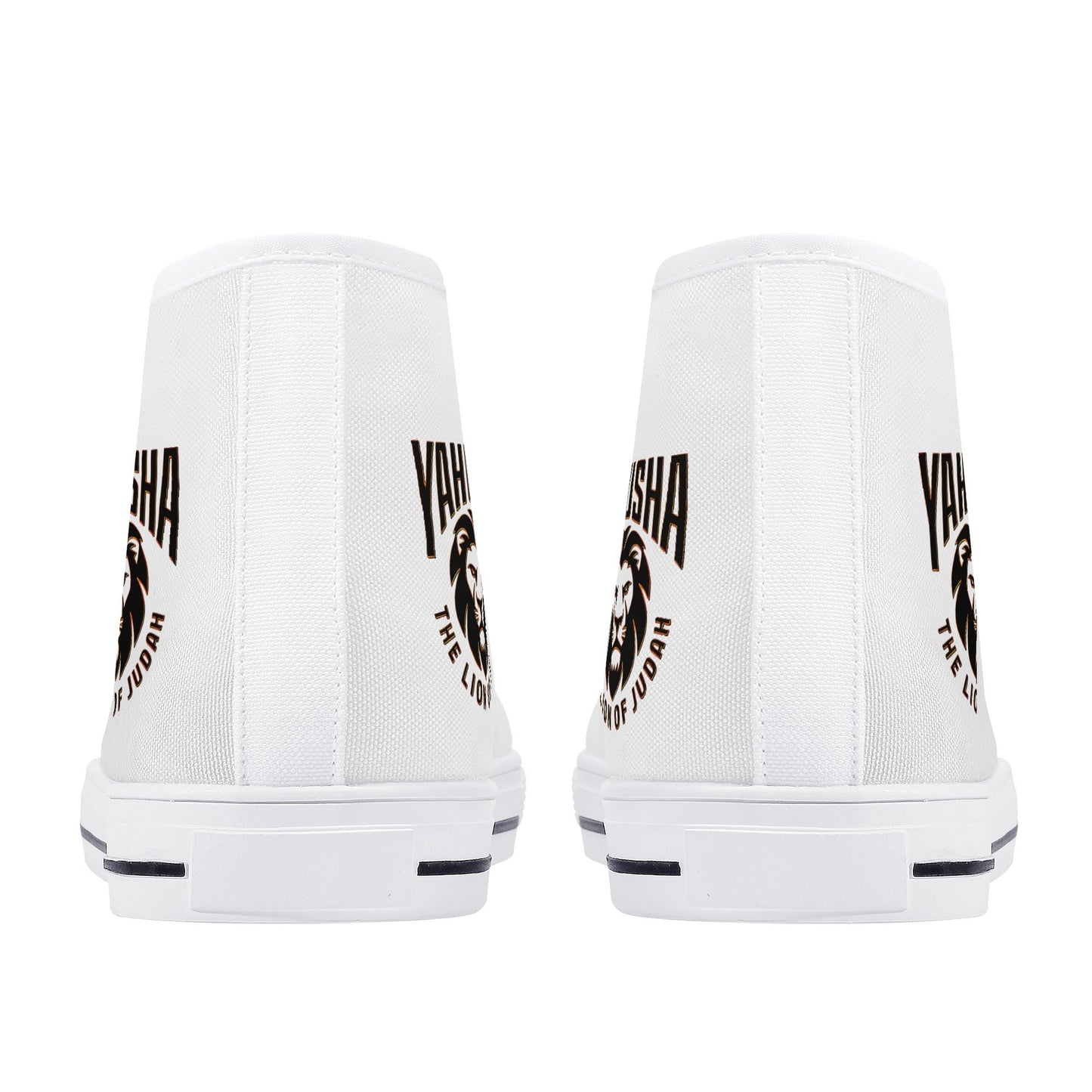 Yahusha: The Lion of Judah (02) | Women's High Top Canvas Sneakers