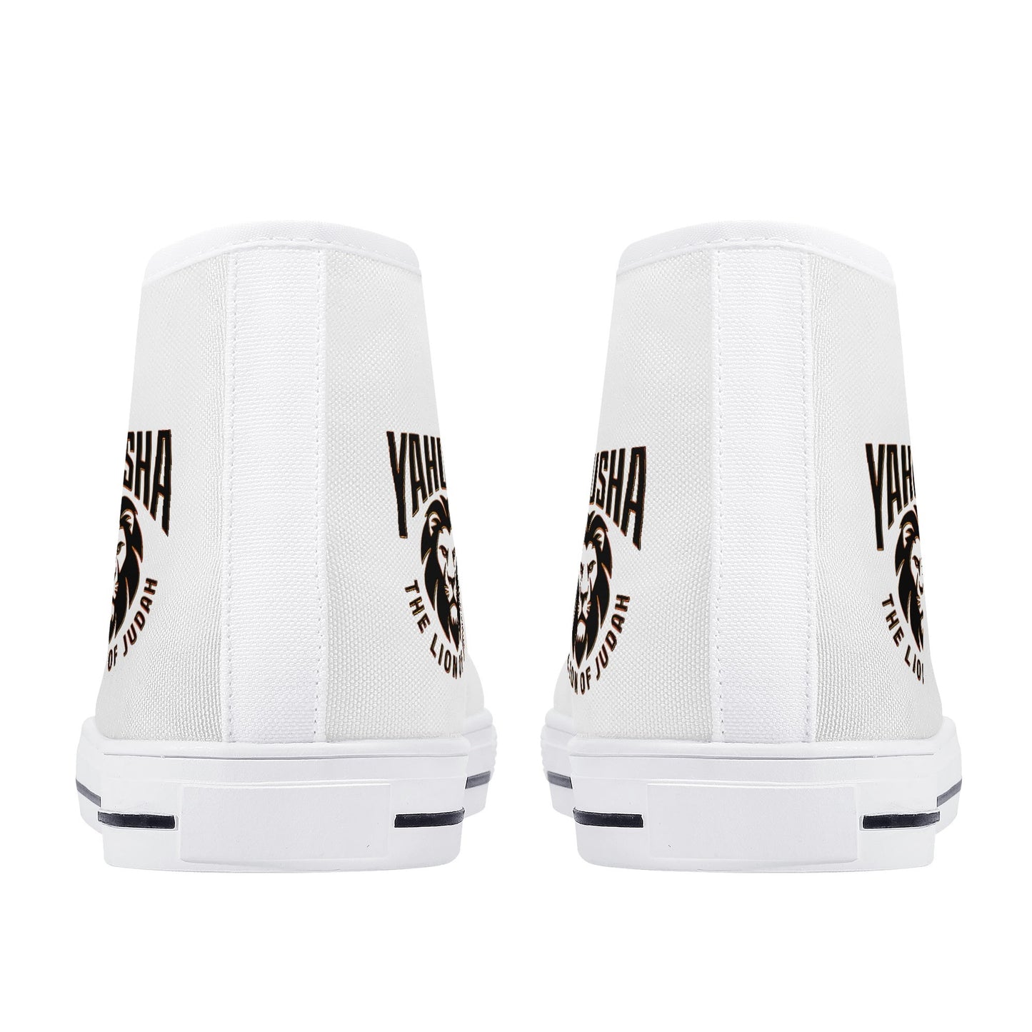 Yahusha: The Lion of Judah (02) | Men's High Top Canvas Sneakers