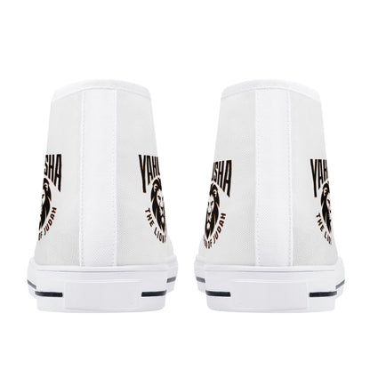 Yahusha: The Lion of Judah (02) | Men's High Top Canvas Sneakers