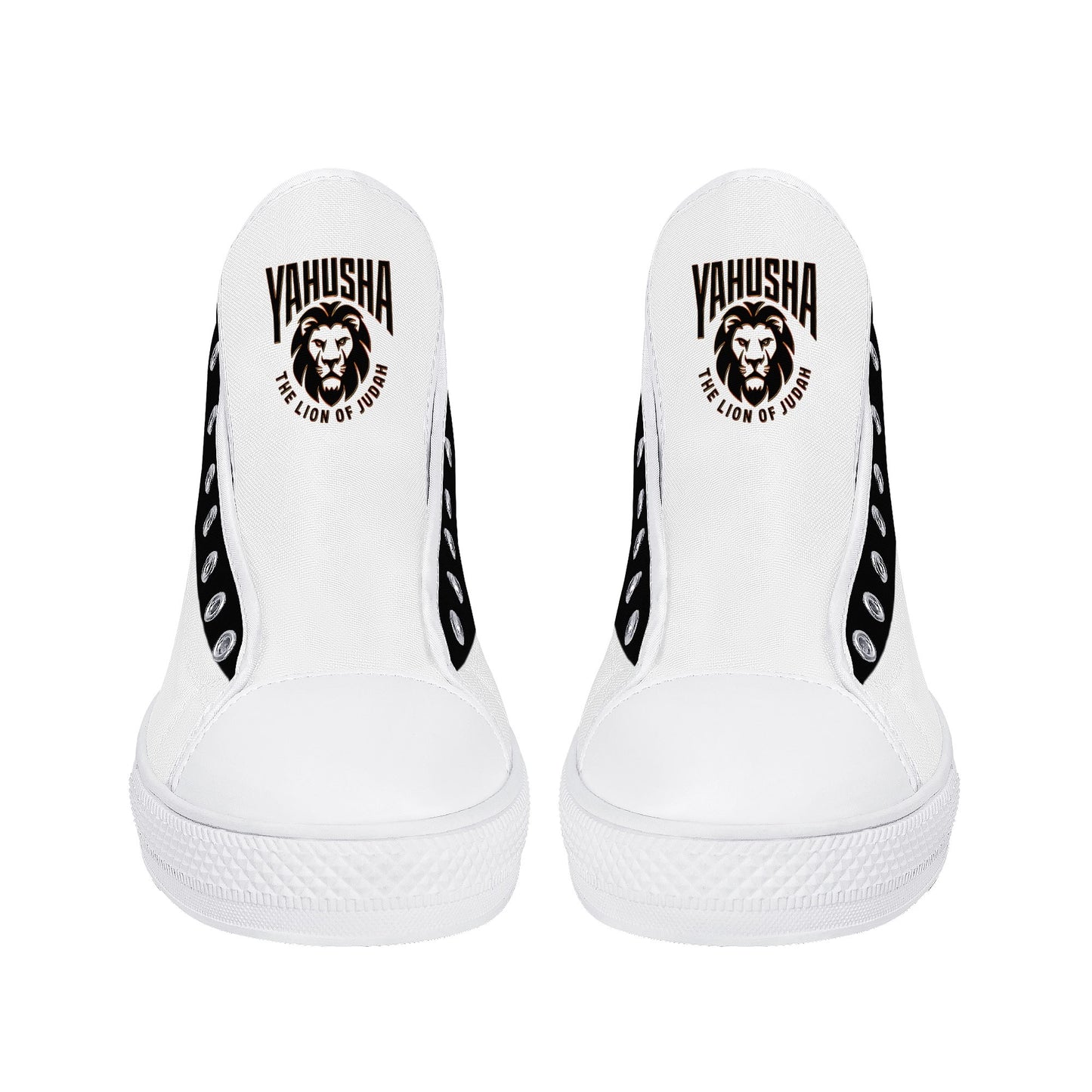 Yahusha: The Lion of Judah (02) | Men's High Top Canvas Sneakers