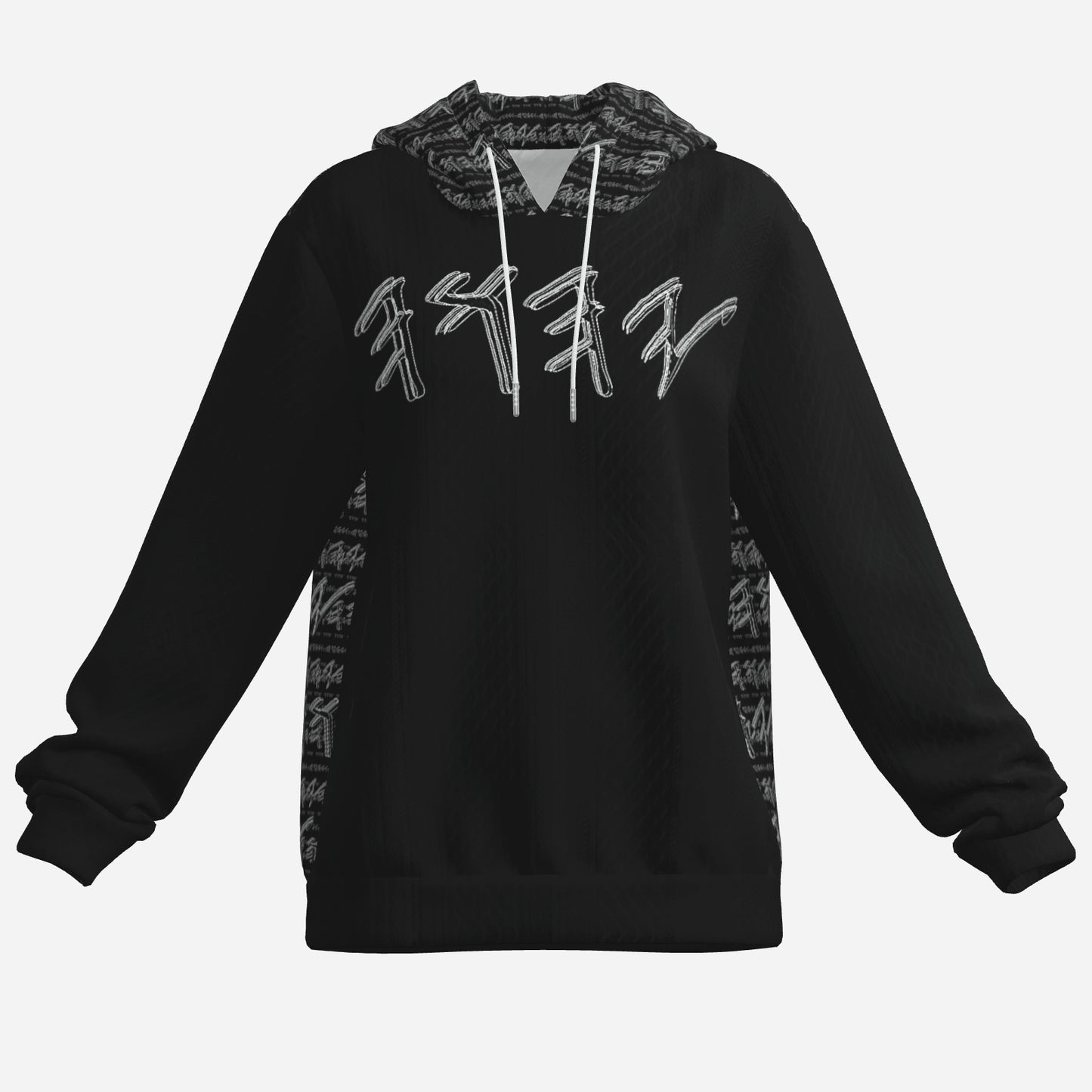 Paleo-Synthesis (01-02): Sterling Silver Yahuah | Women's Premium Drop Shoulder Hoodie