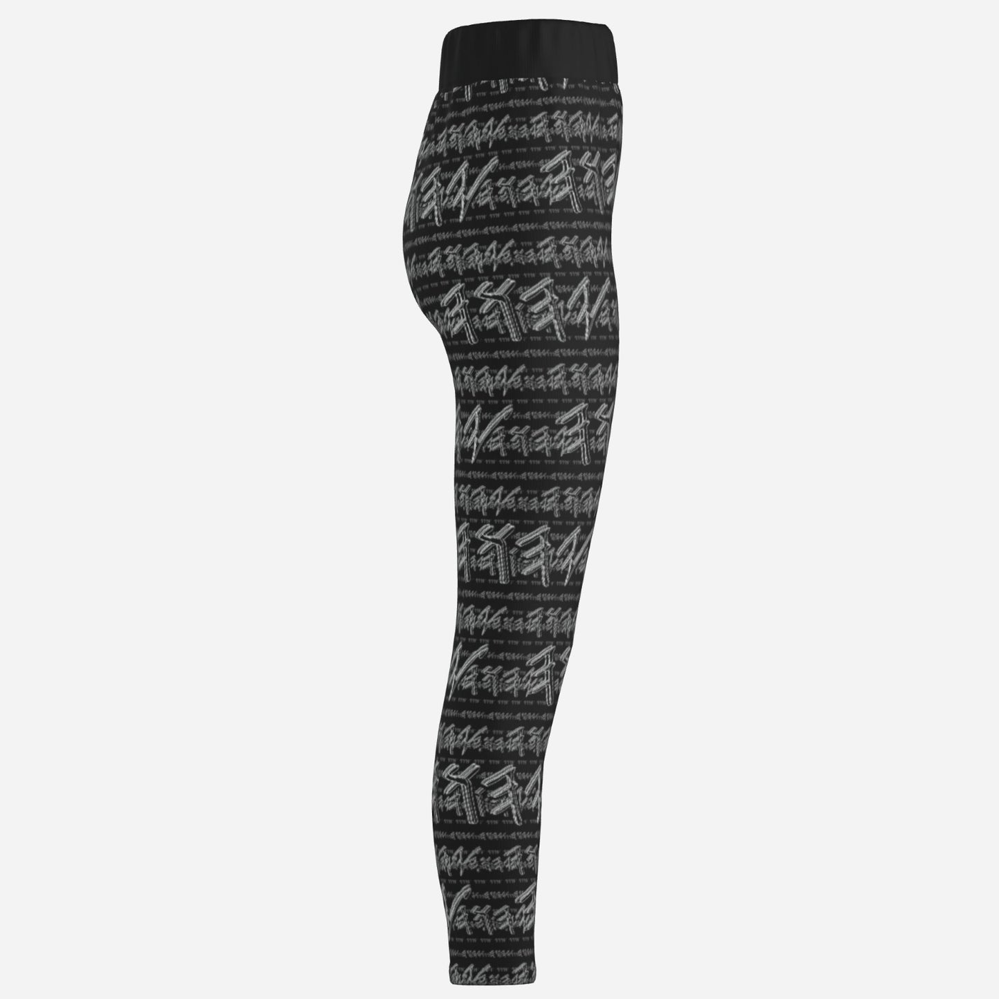 Paleo-Synthesis (01-02): Sterling Silver Yahuah | Performance Leggings
