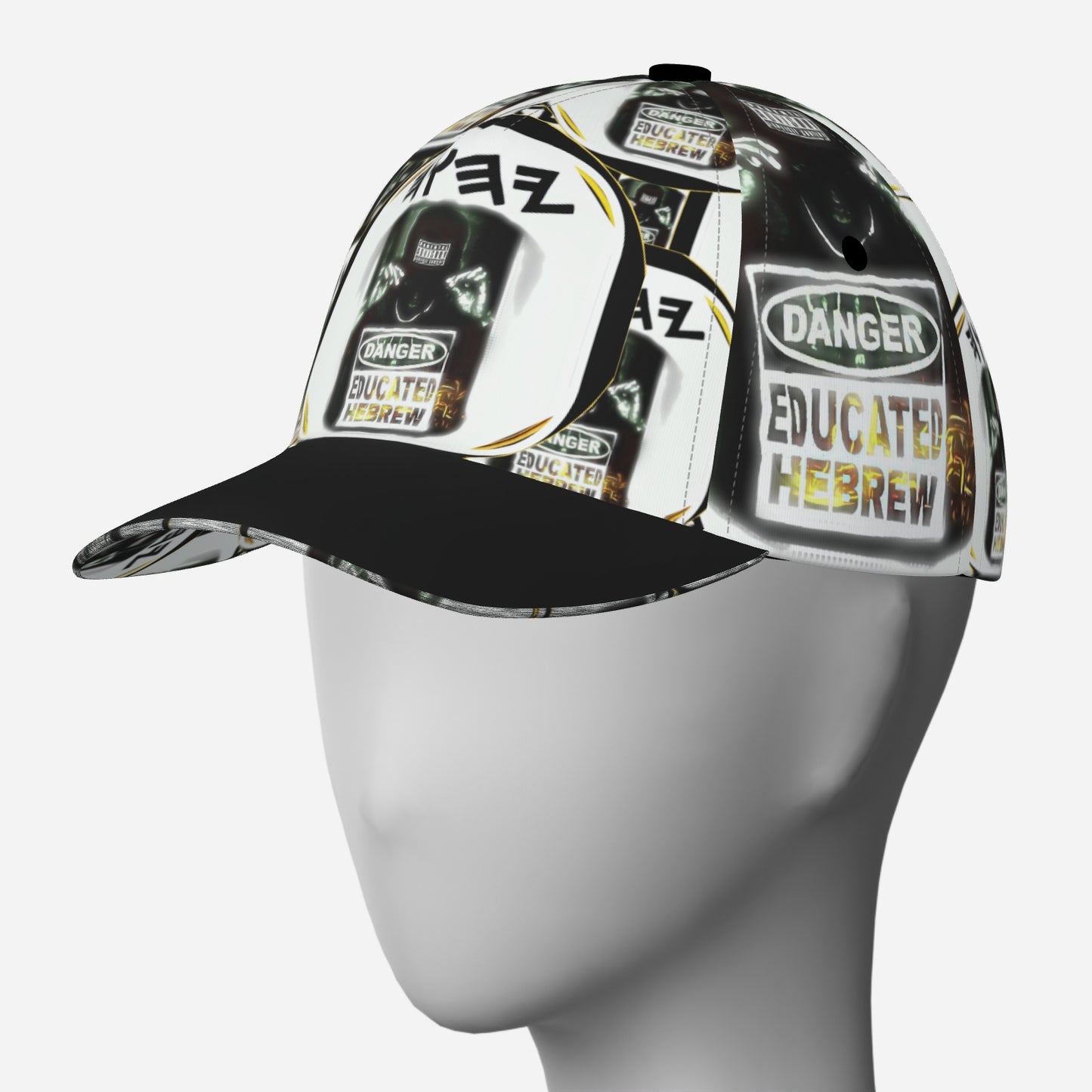 Educated Hebrew 01-01 Designer Peaked Cap