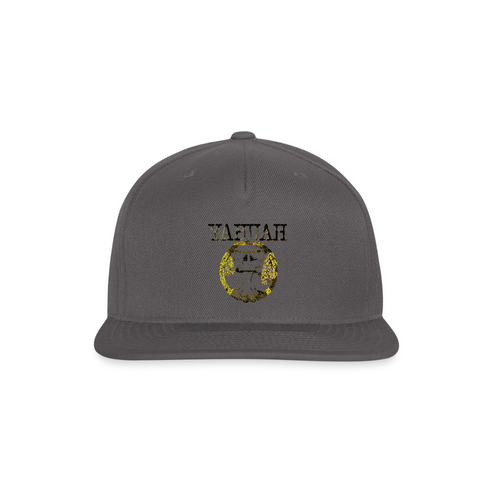 Yahuah Yahusha 04 Designer Sport-Tek Yupoong Snapback Baseball Cap (5 colors) - dark grey